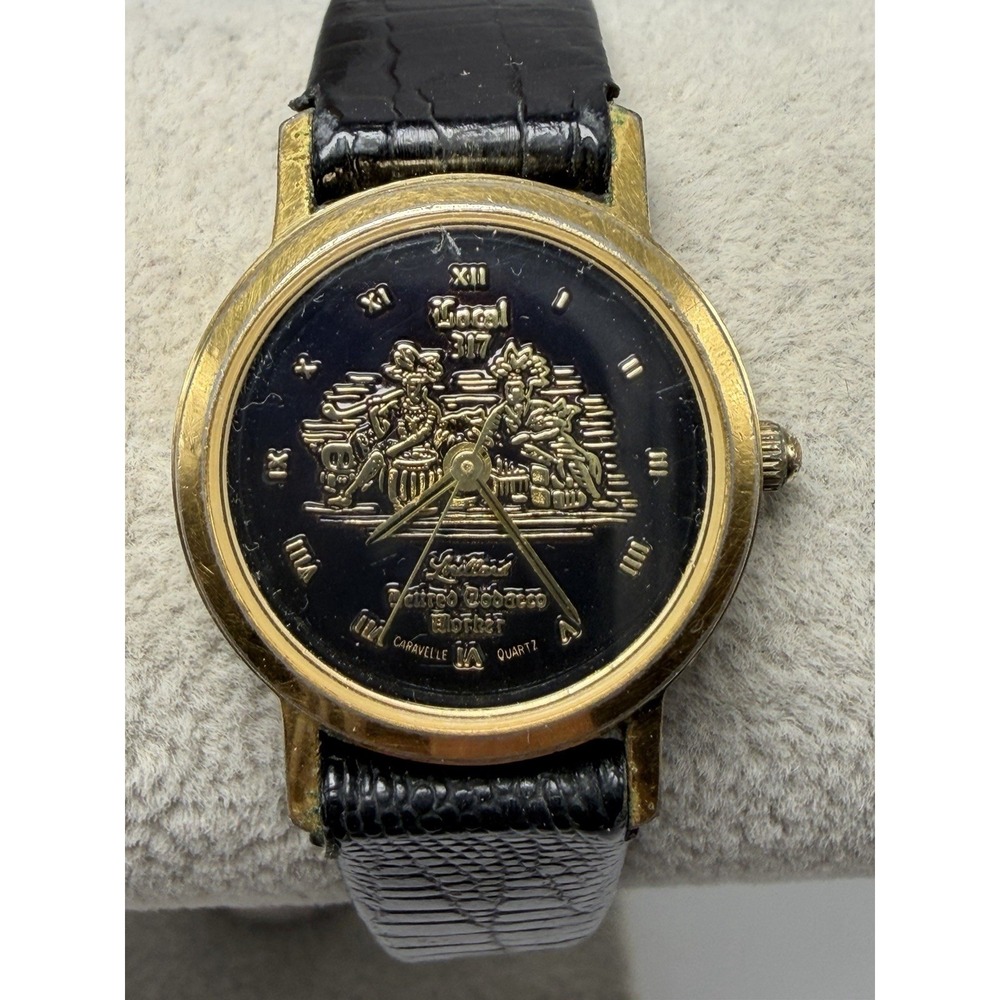 Caravelle Bulova Lorillard Local‎ 317 Retired Tobacco Worker Ladies Watch 23MM